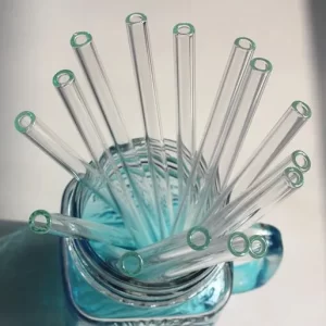 high borosilicate glass straw