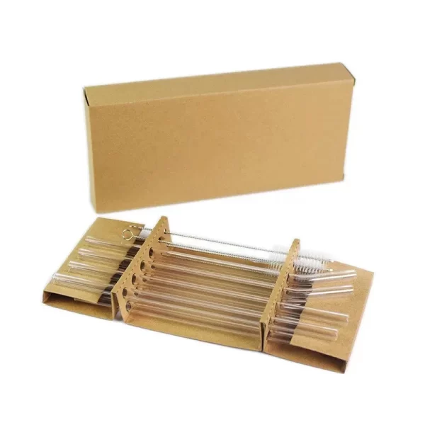 Glass straw packaging