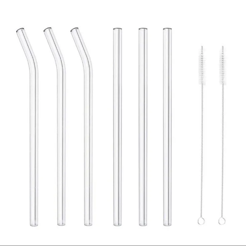 High Borosilicate Glass Straw