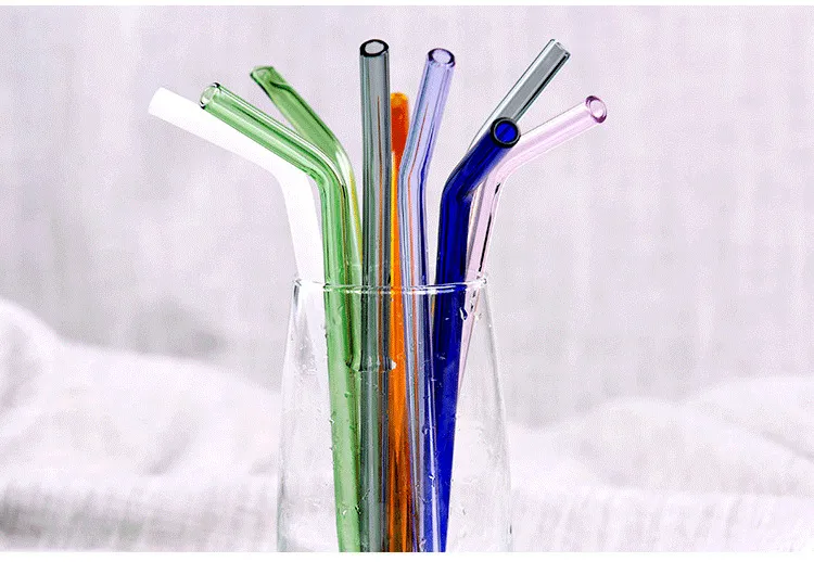 bent glass straw