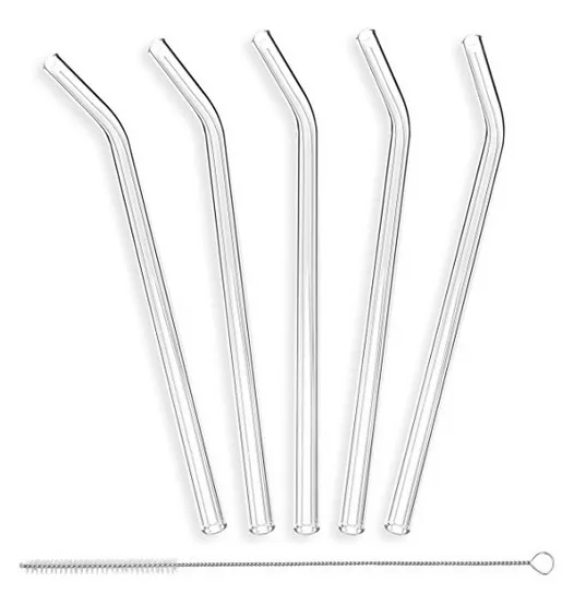 bent glass straw