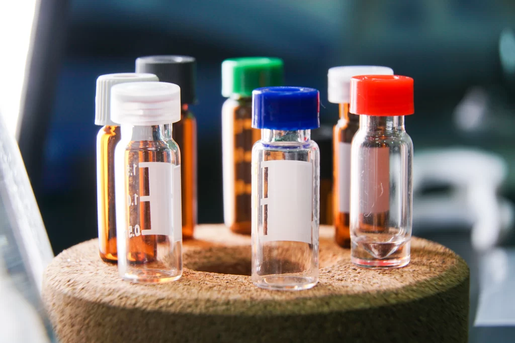 glass vials