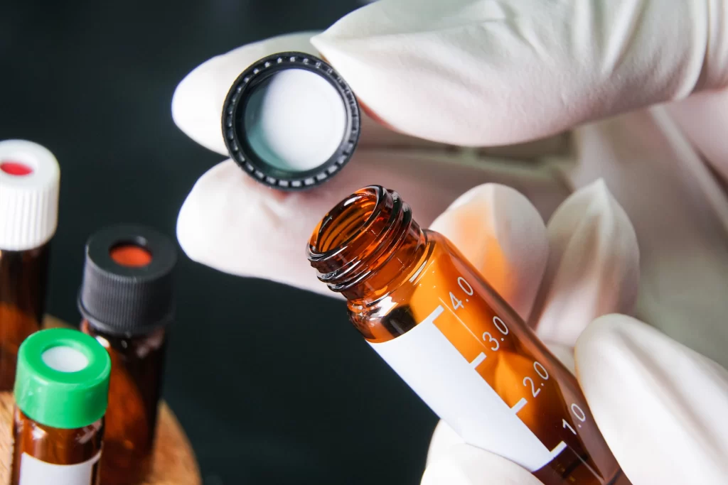 glass vials