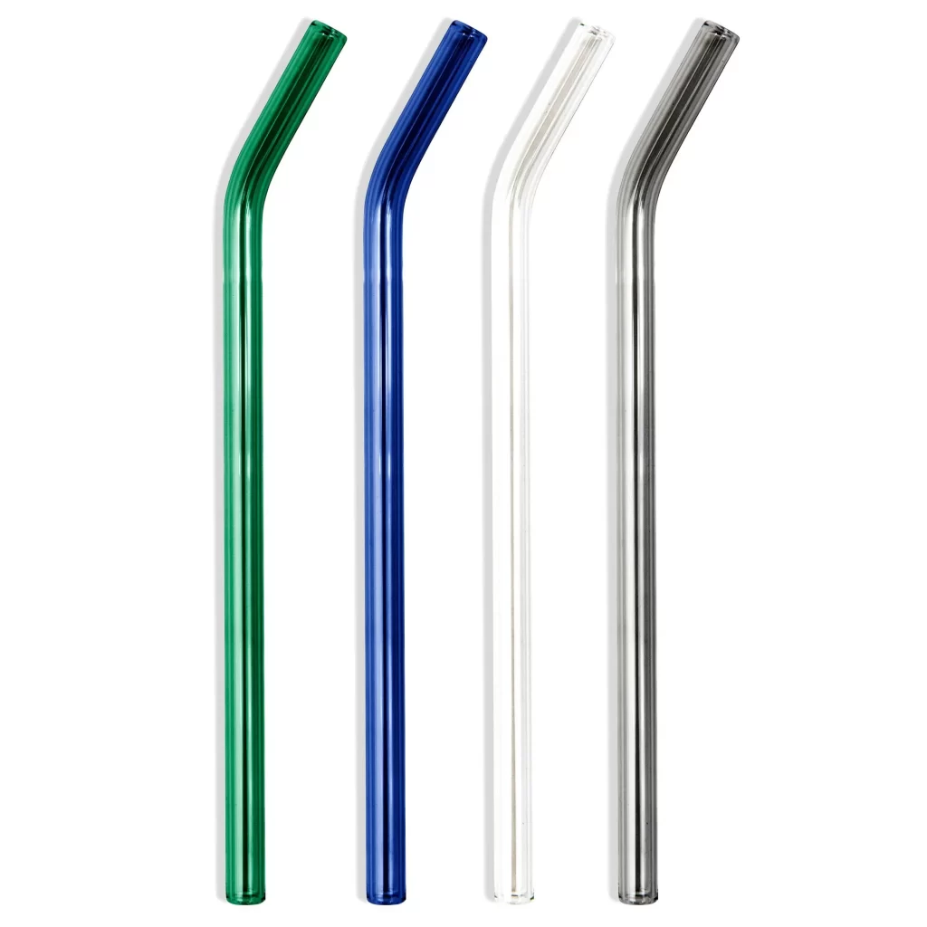 bent glass straw