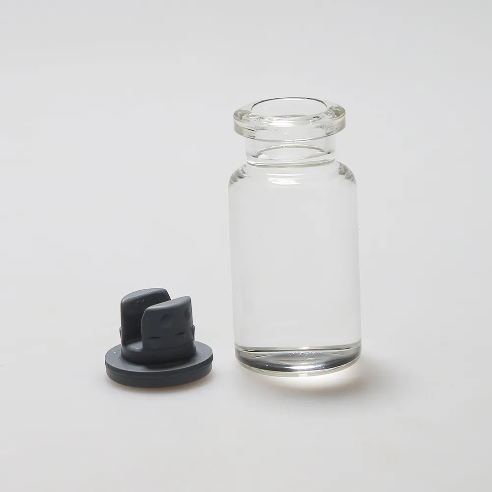 Serum Vials with Grey Butyl Rubber Stoppers, Lyophilization Style