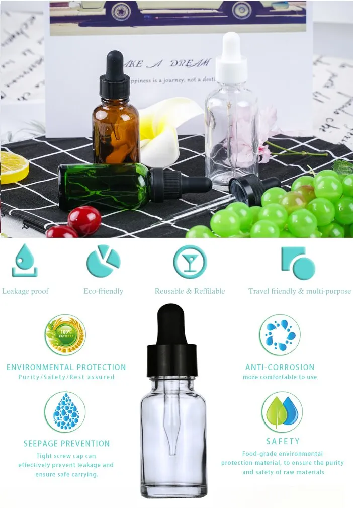 essential oil dropper bottles