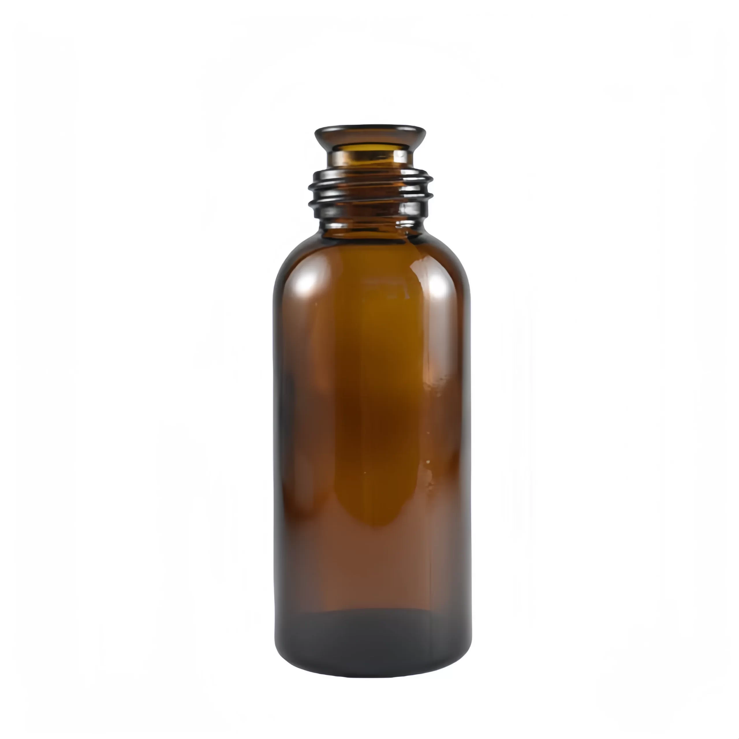 120ml pour out round glass bottle