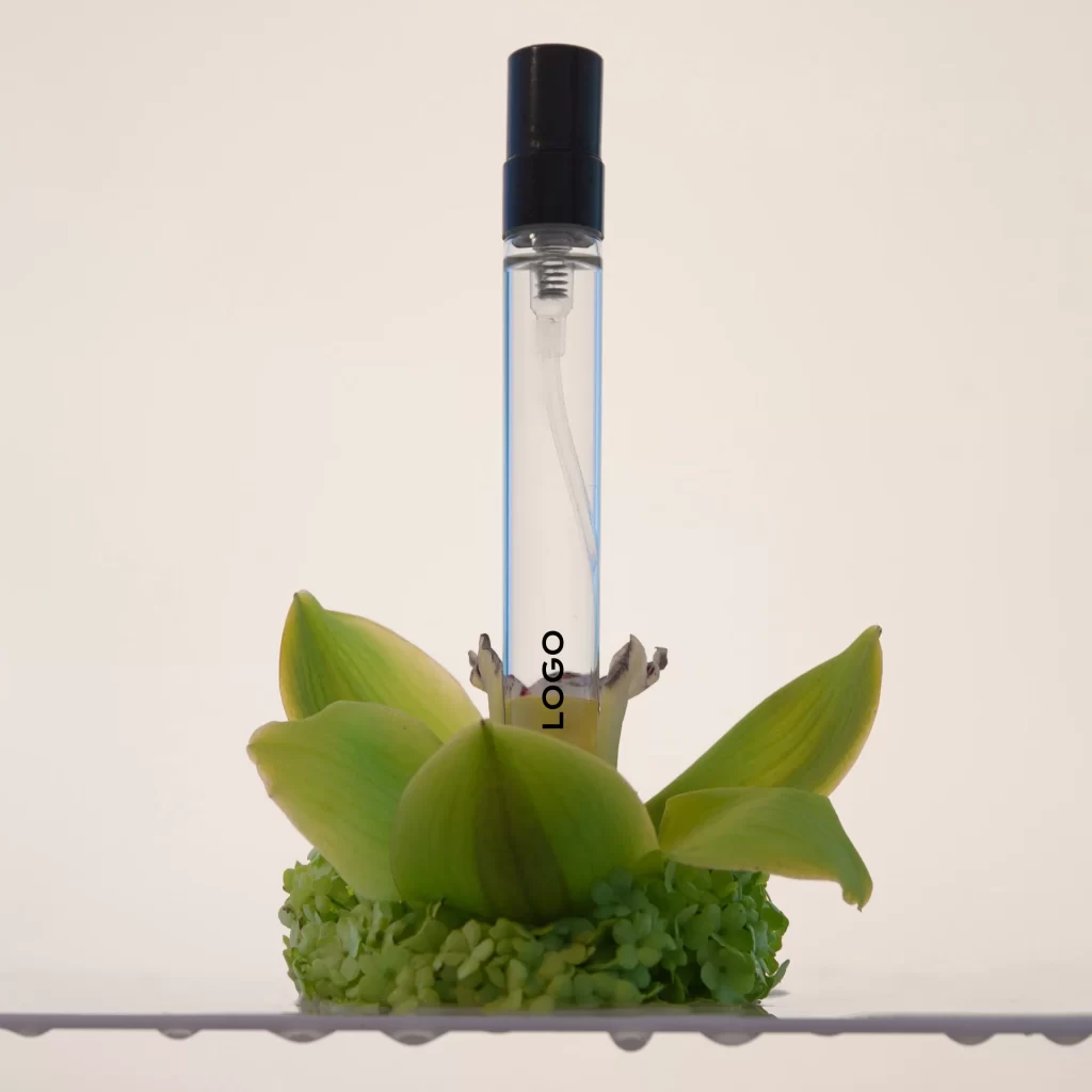 glass spray sample bottle
