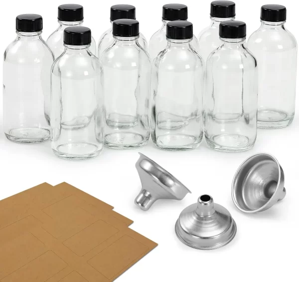 120ml Boston round sample bottles