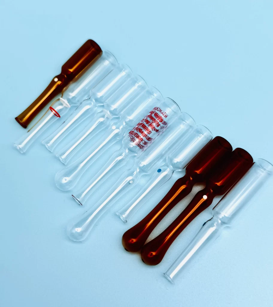 glass ampoules