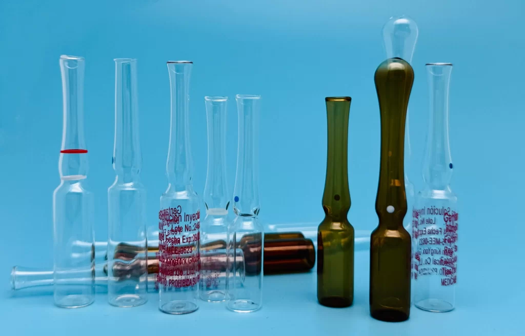 glass ampoules
