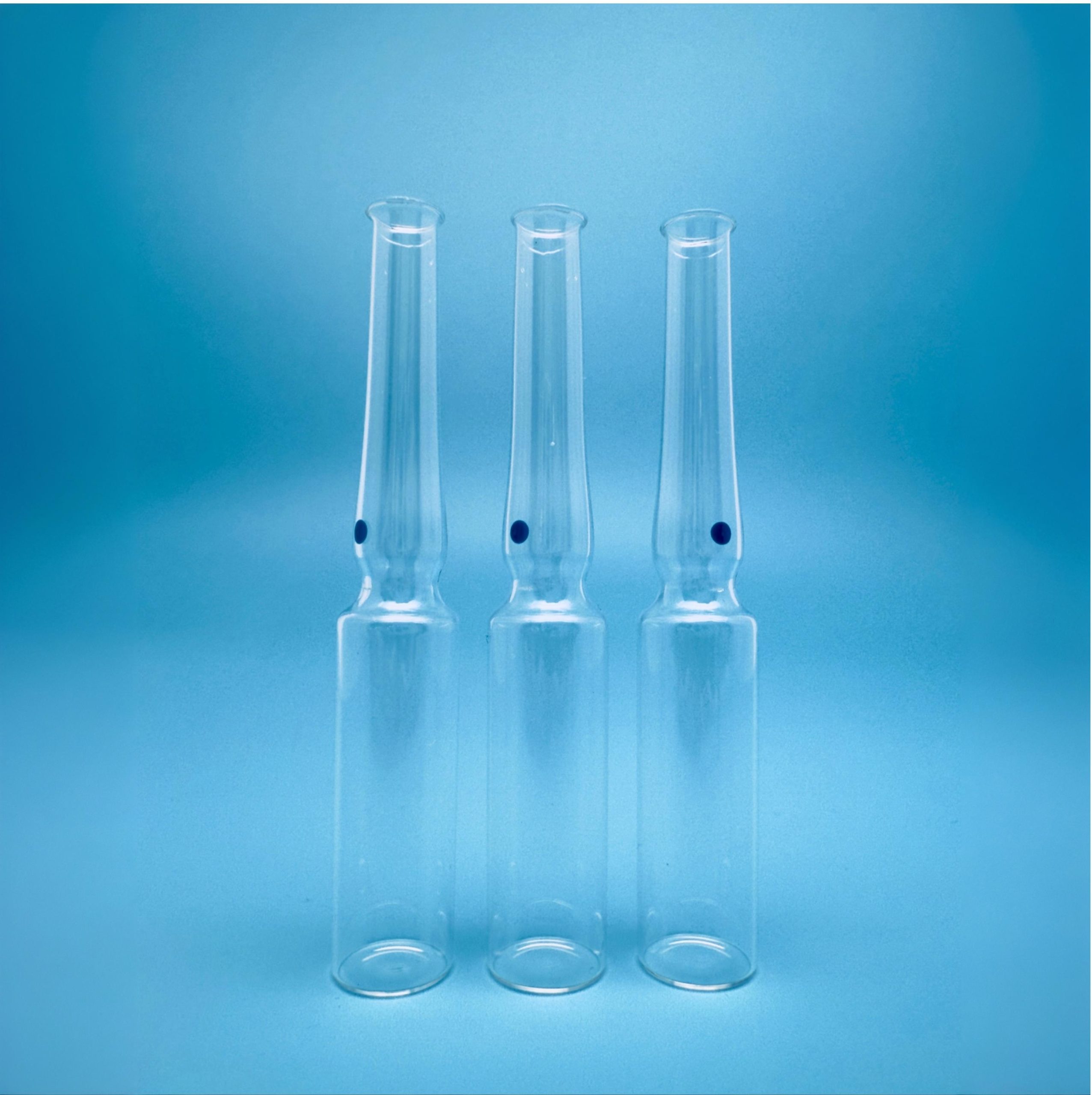 straight neck glass ampoules