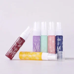 10ml Macaron-colored Printed Glass Spray Bottle