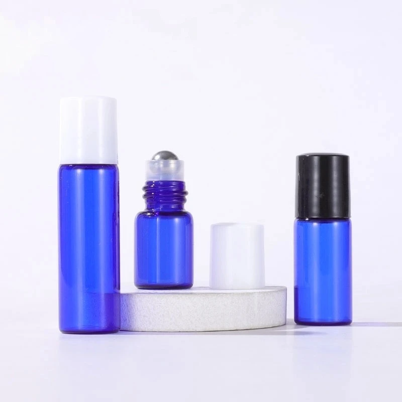 5ml Blue Glass Sample Roll-on Bottle