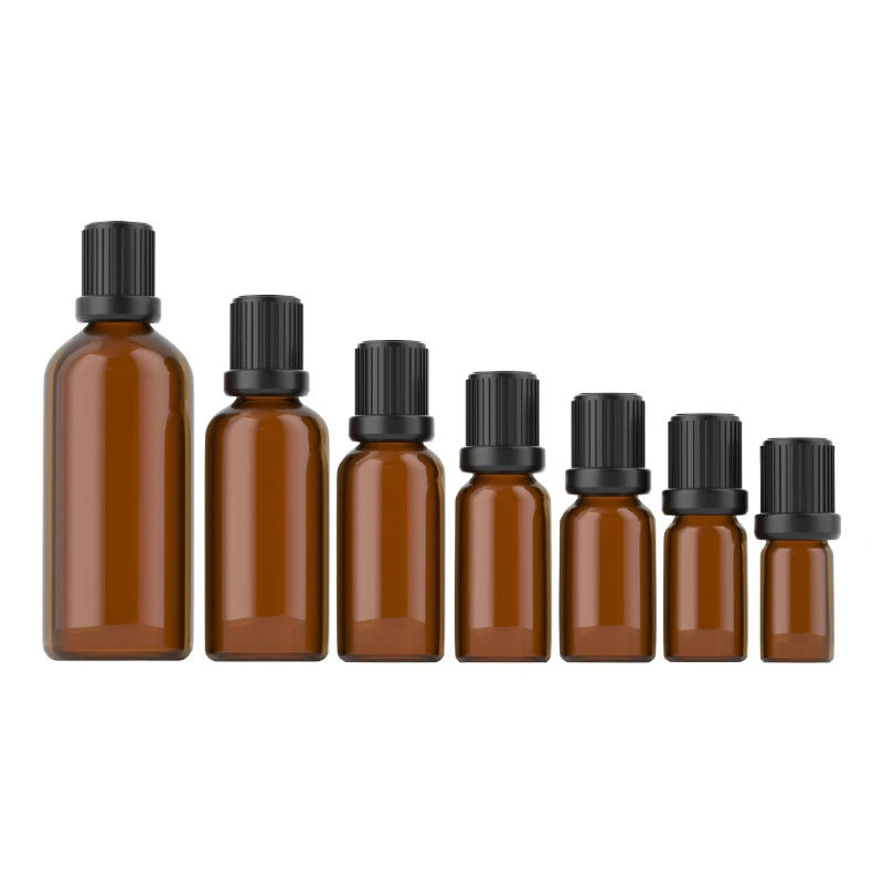 10ml Tamper-evident Cap Amber Glass Rollerball Bottle