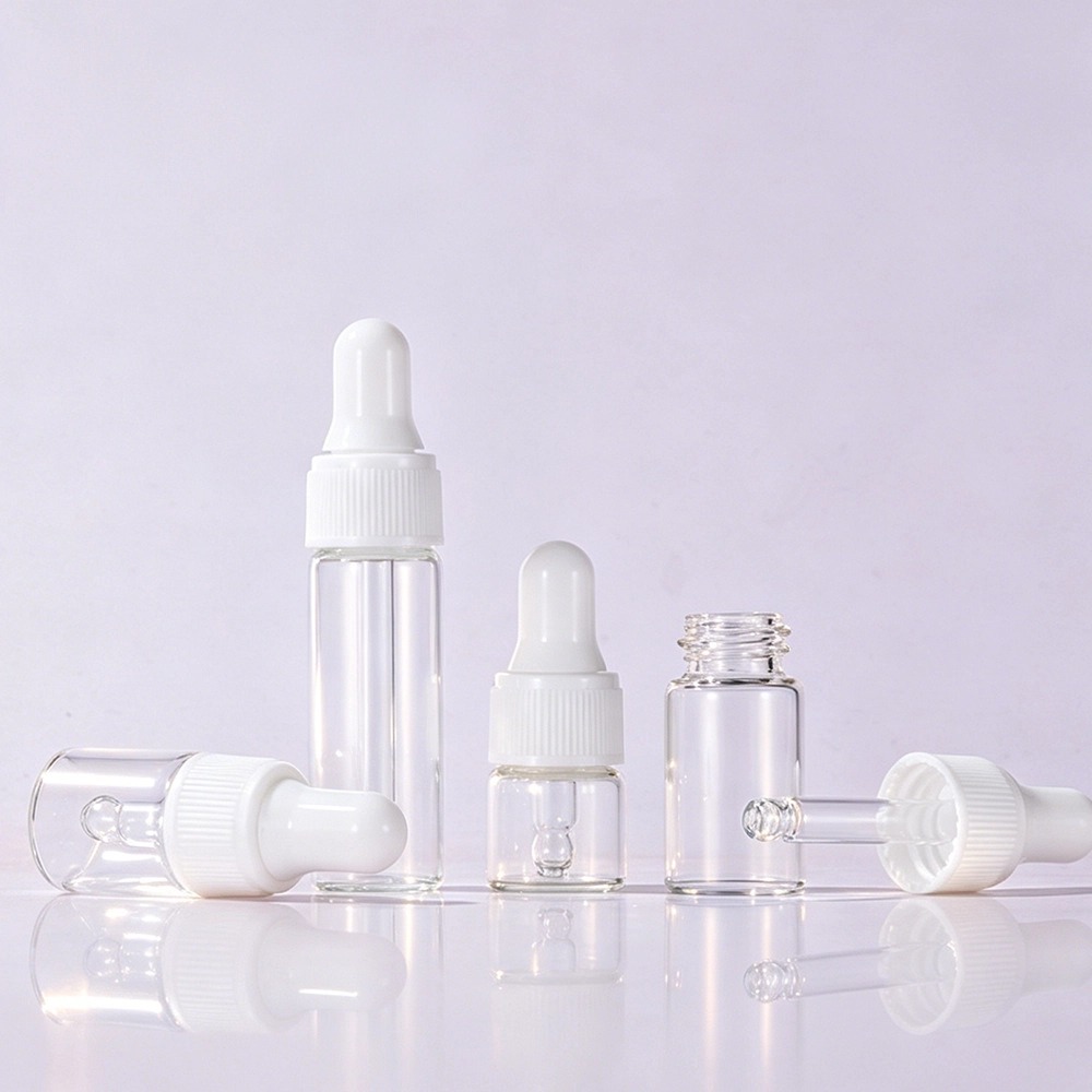 1ml2ml3ml5ml Small Capacity Transparent/Brown Dropper Bottle 1ml2ml3ml5ml Small Capacity Transparent/Brown Dropper Bottle